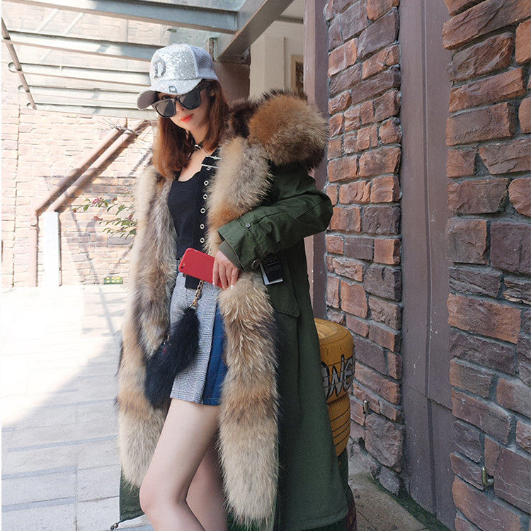 Women's Winter Wool Collar Coat Long Style Overcome