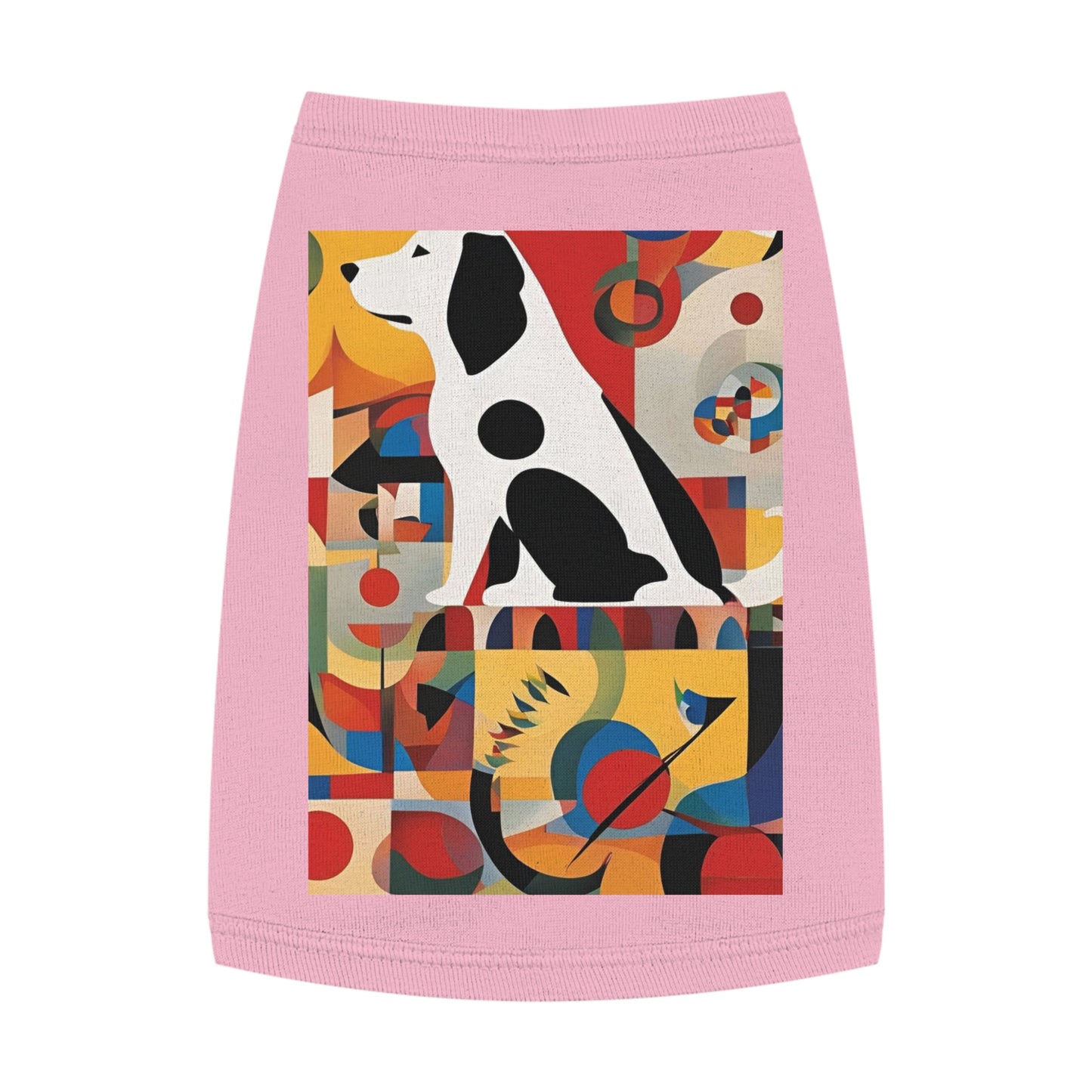 Dog Tank Top / fashion dog Accesories / AI Kandinsky design / Pet cloth / dog lovers gift