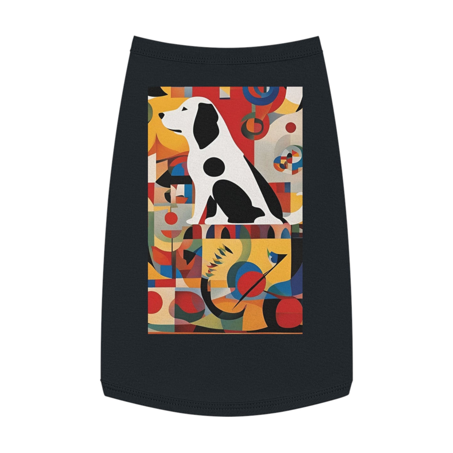 Dog Tank Top / fashion dog Accesories / AI Kandinsky design / Pet cloth / dog lovers gift