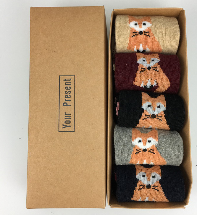 winter cute adault Christmas cotton socks women newyear gift