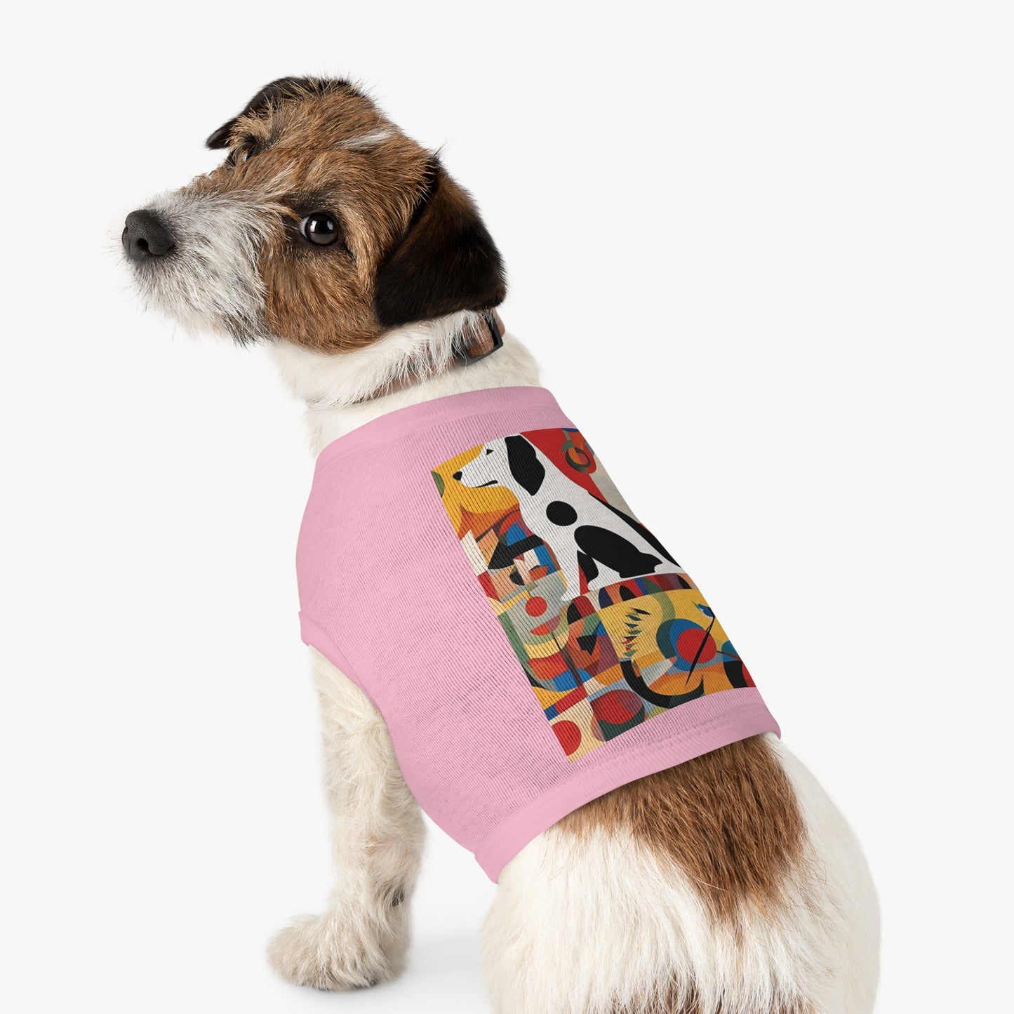 Dog Tank Top / fashion dog Accesories / AI Kandinsky design / Pet cloth / dog lovers gift