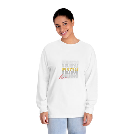 Unisex Classic Long Sleeve T-Shirt, Back to school outfits, (shipping from US)