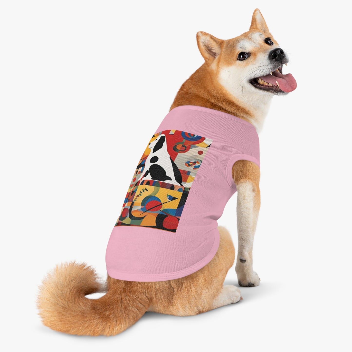 Dog Tank Top / fashion dog Accesories / AI Kandinsky design / Pet cloth / dog lovers gift