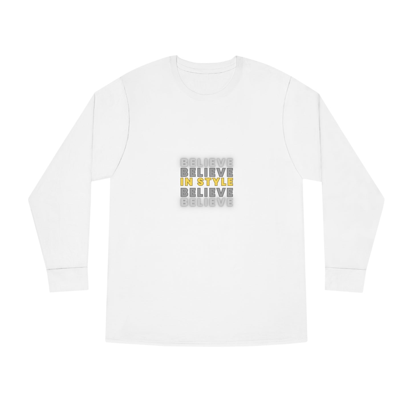 Long Sleeve Crewneck Tee, Back to school outfits, (shipping from US)