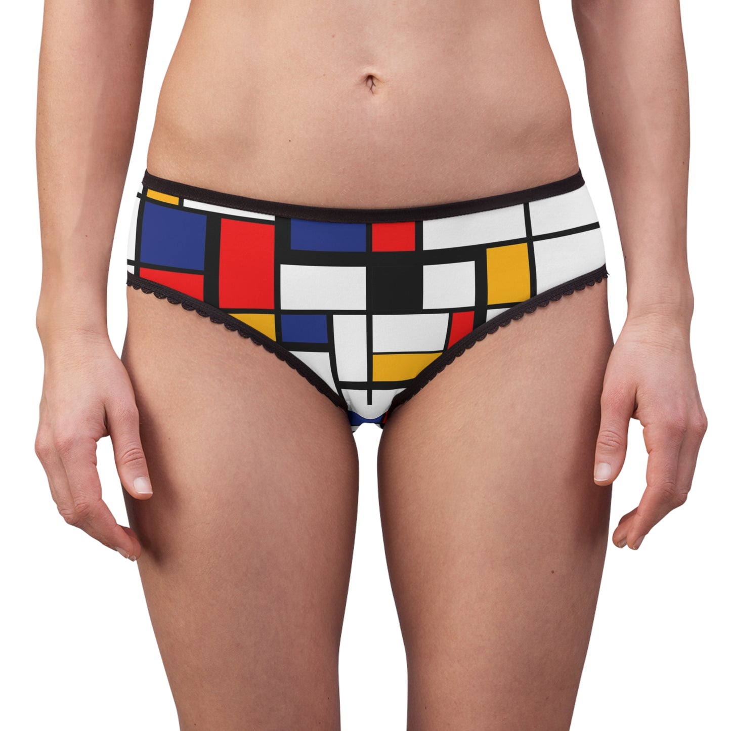 Mondrian underwear / Piet Mondrian Women's Briefs (AOP) / AI design