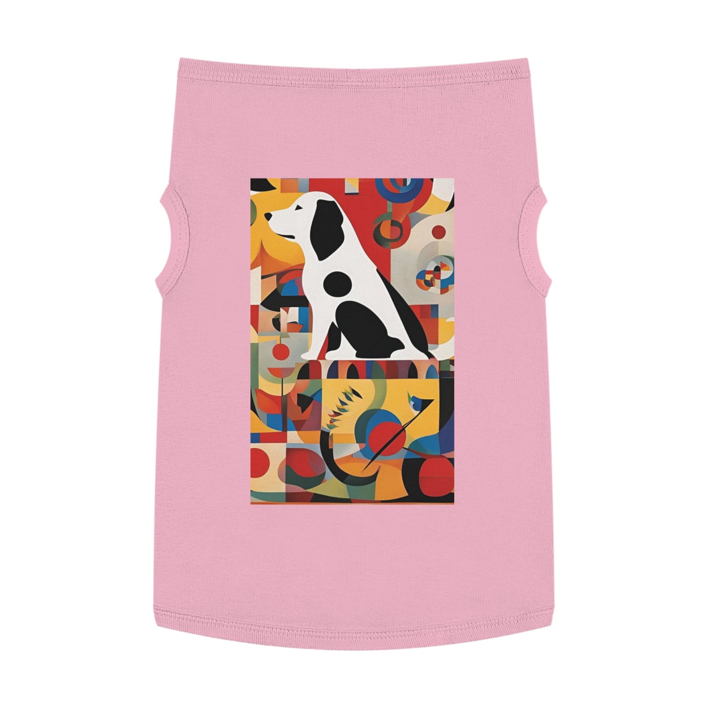 Dog Tank Top / fashion dog Accesories / AI Kandinsky design / Pet cloth / dog lovers gift