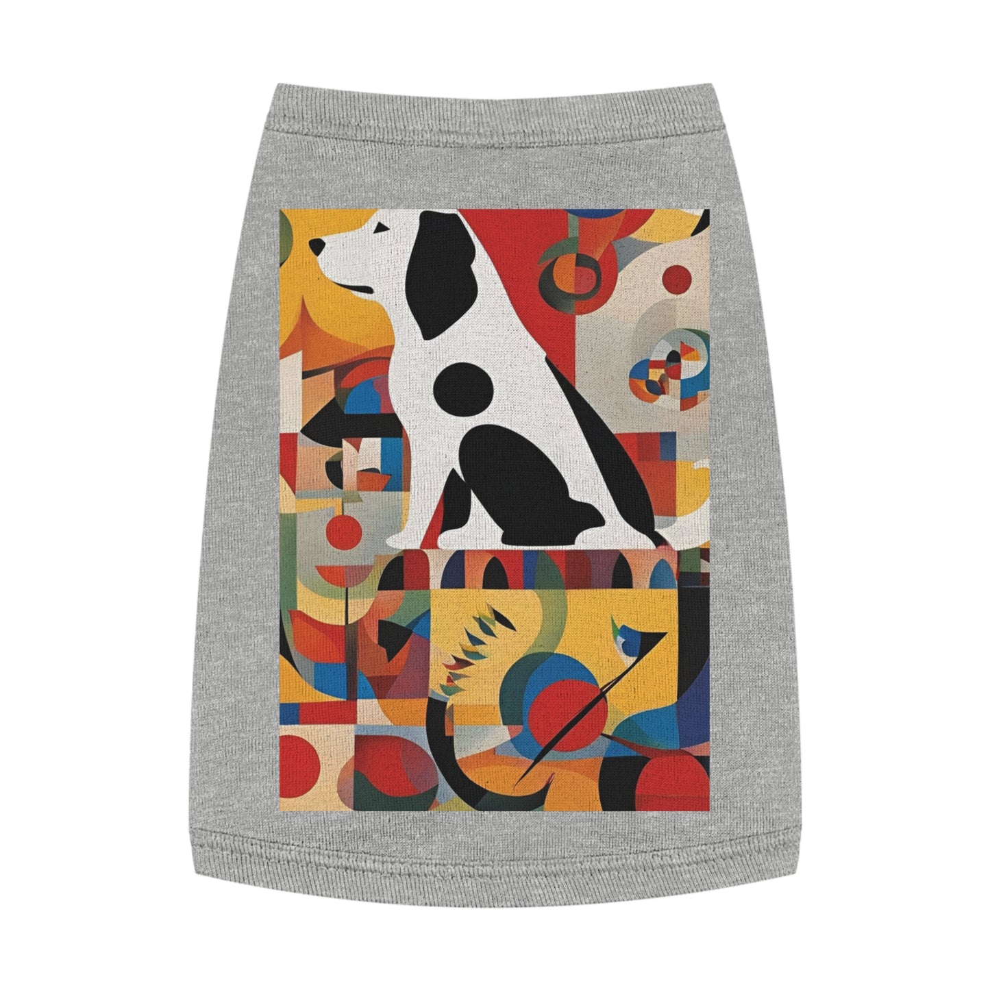 Dog Tank Top / fashion dog Accesories / AI Kandinsky design / Pet cloth / dog lovers gift