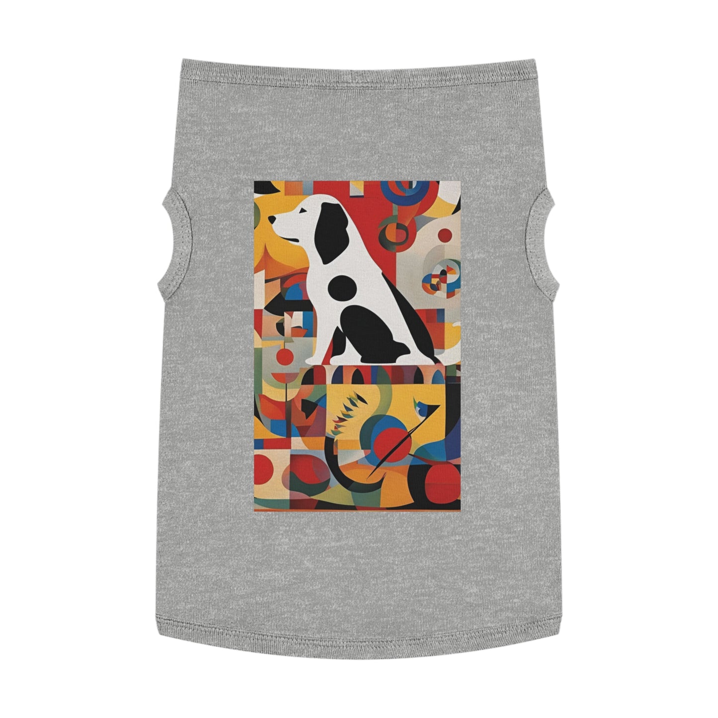 Dog Tank Top / fashion dog Accesories / AI Kandinsky design / Pet cloth / dog lovers gift