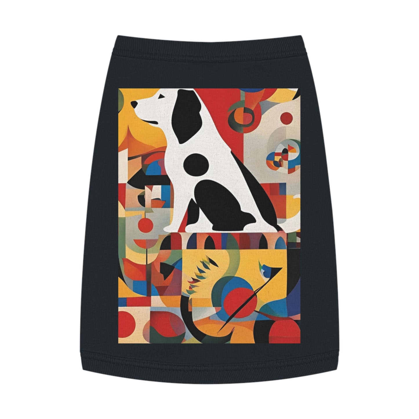 Dog Tank Top / fashion dog Accesories / AI Kandinsky design / Pet cloth / dog lovers gift