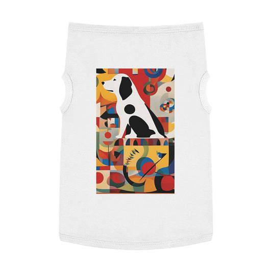 Dog Tank Top / fashion dog Accesories / AI Kandinsky design / Pet cloth / dog lovers gift