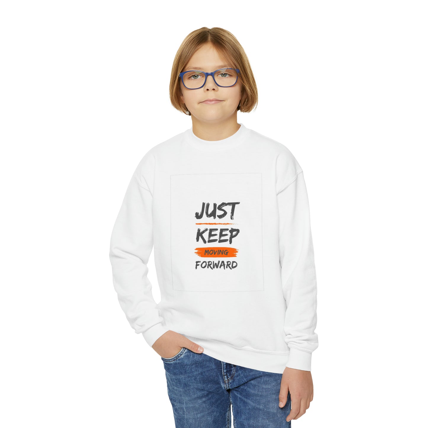 Youth Crewneck Sweatshirt, Back to school outfits, (shipping from US)