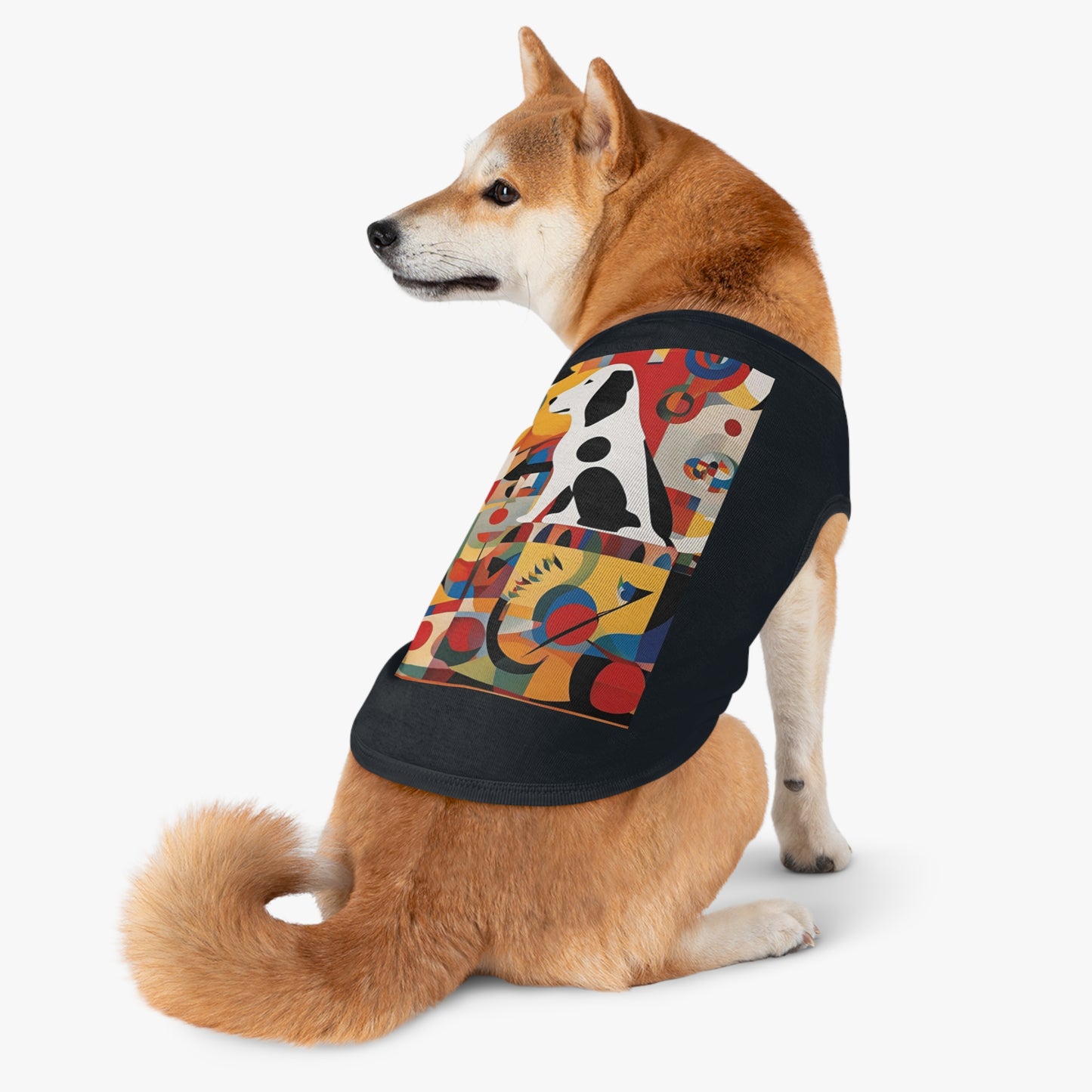 Dog Tank Top / fashion dog Accesories / AI Kandinsky design / Pet cloth / dog lovers gift