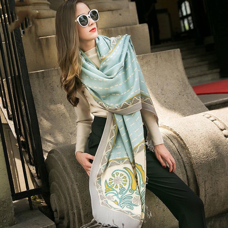 Original Design Classic Thickening Warm Shawl