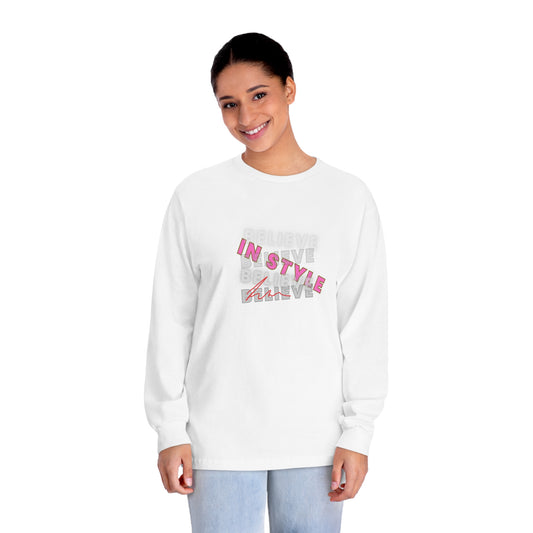 Unisex Classic Long Sleeve T-Shirt, Back to school outfits, (shipping from US)