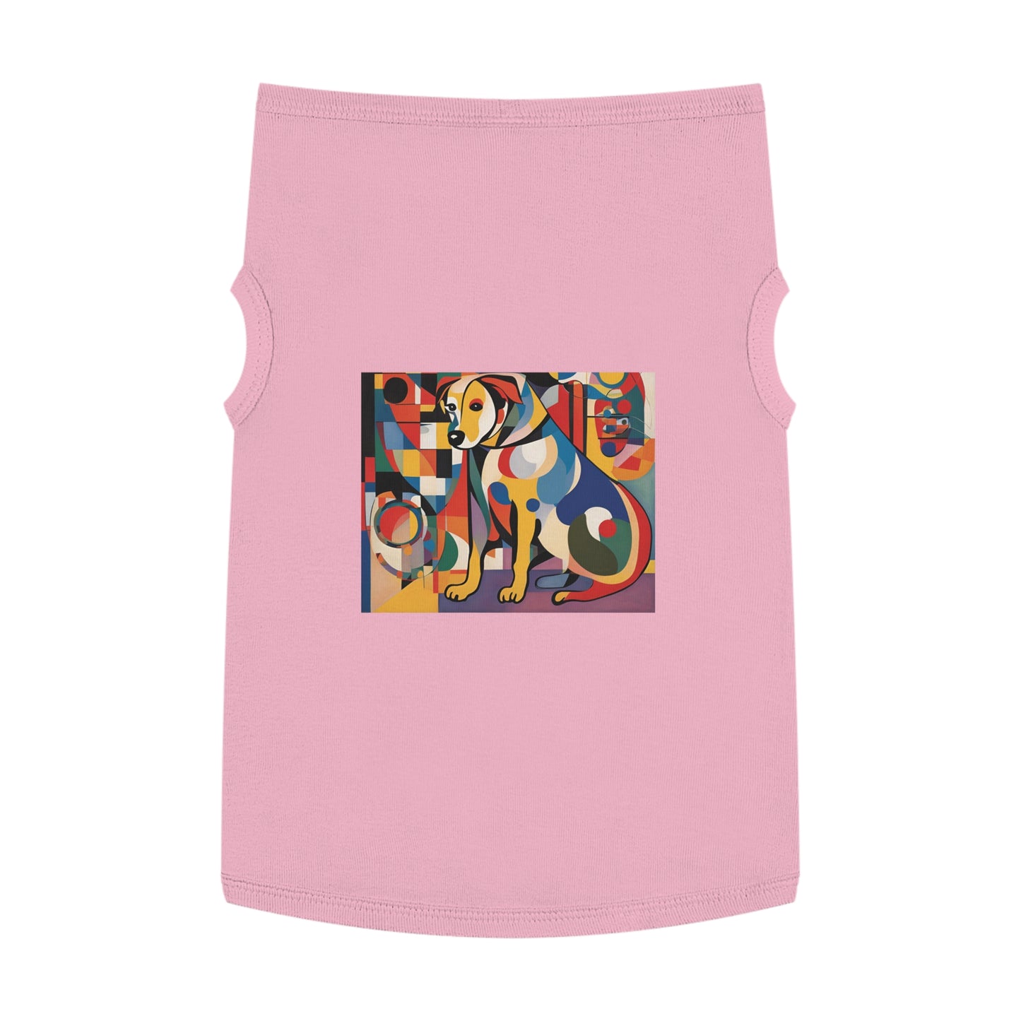 Pet Tank Top / AI Dog & Kandinsky design 6/24 / Dog fashion accesories - clothes