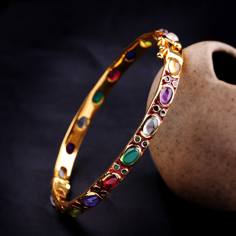 Colorful Gem Bracelet