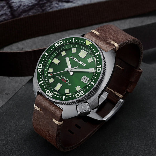 Male retro mechanical watch