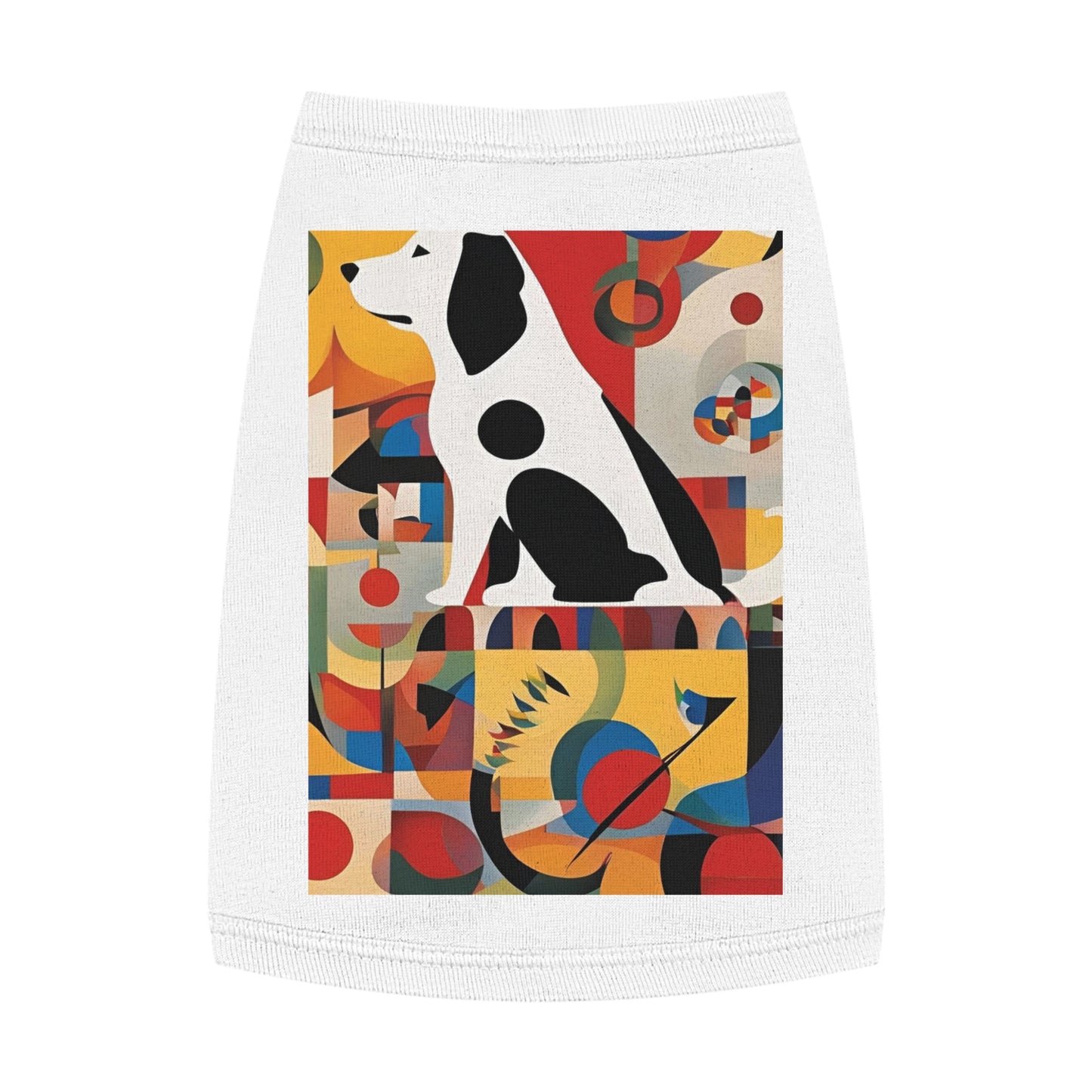 Dog Tank Top / fashion dog Accesories / AI Kandinsky design / Pet cloth / dog lovers gift