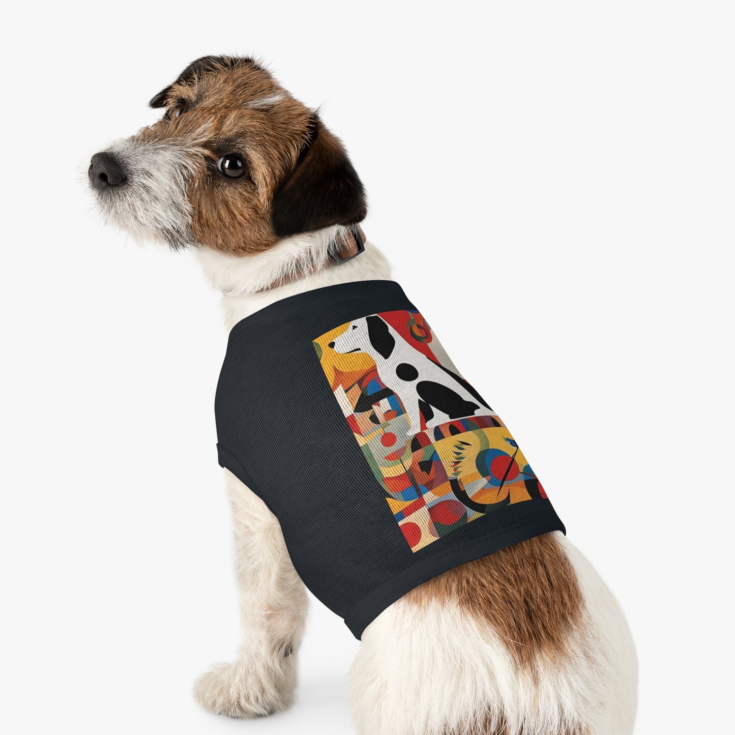 Dog Tank Top / fashion dog Accesories / AI Kandinsky design / Pet cloth / dog lovers gift