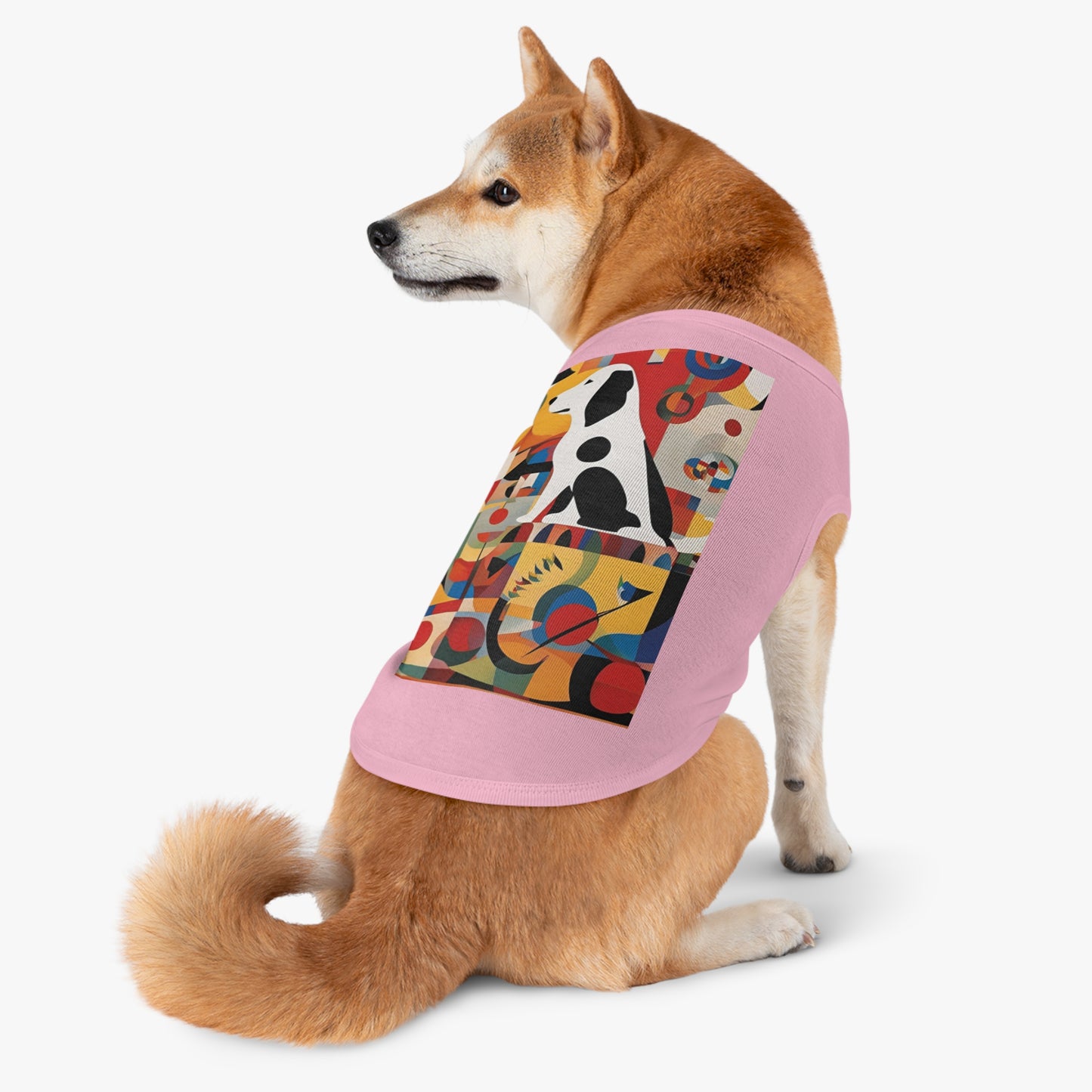 Dog Tank Top / fashion dog Accesories / AI Kandinsky design / Pet cloth / dog lovers gift