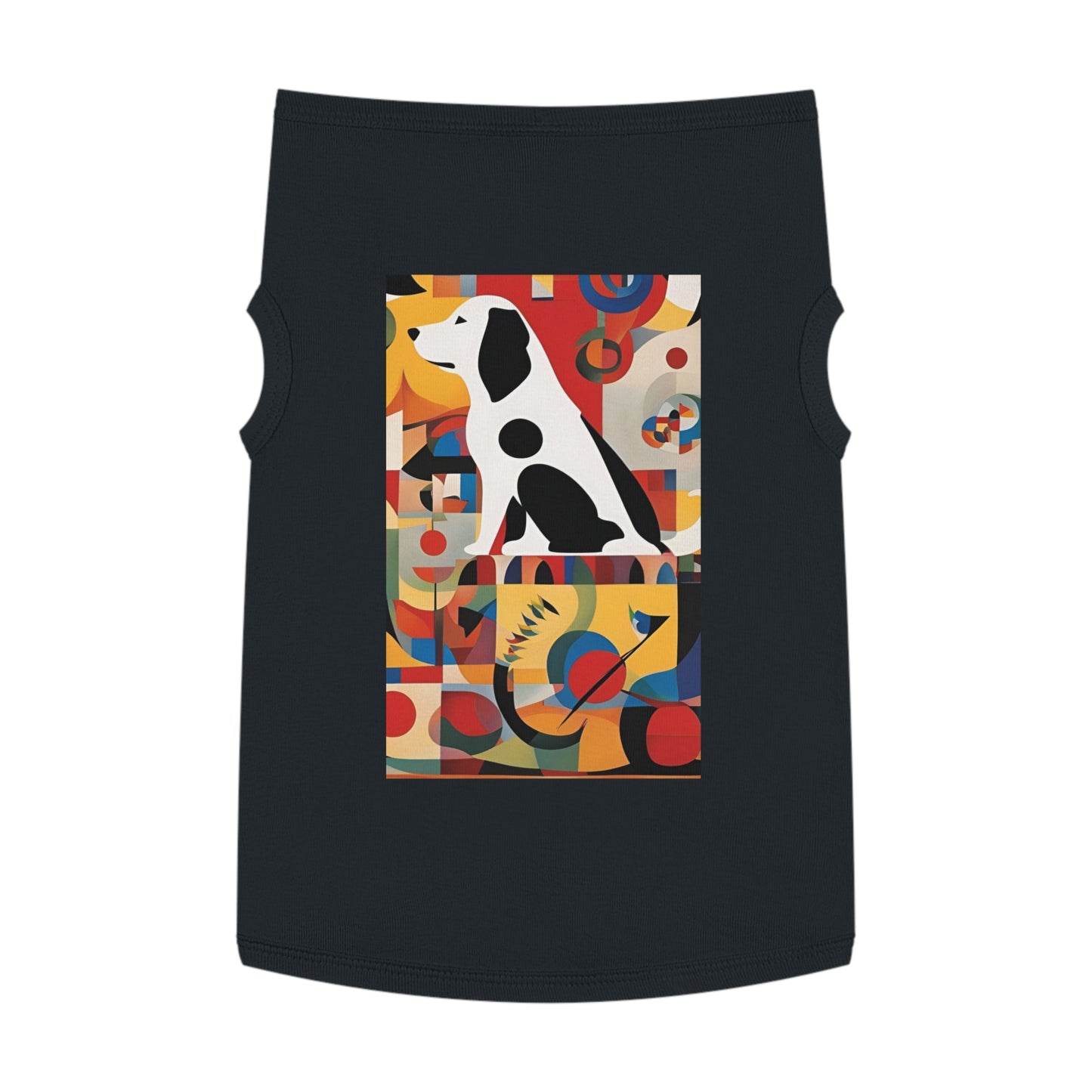 Dog Tank Top / fashion dog Accesories / AI Kandinsky design / Pet cloth / dog lovers gift