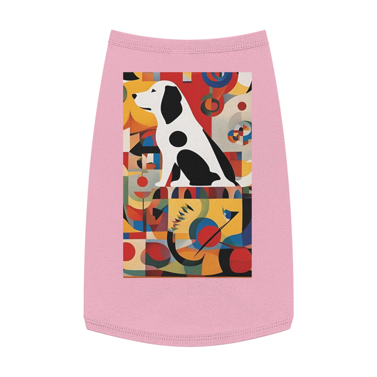 Dog Tank Top / fashion dog Accesories / AI Kandinsky design / Pet cloth / dog lovers gift