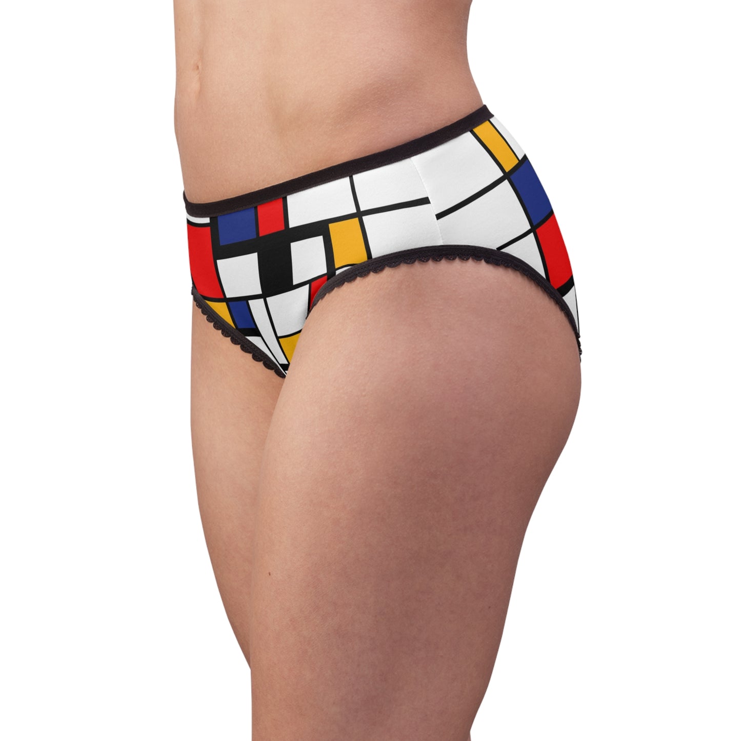 Mondrian underwear / Piet Mondrian Women's Briefs (AOP) / AI design