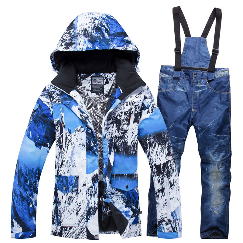 New ski suits for men and women waterproof and warm (shipping from China)