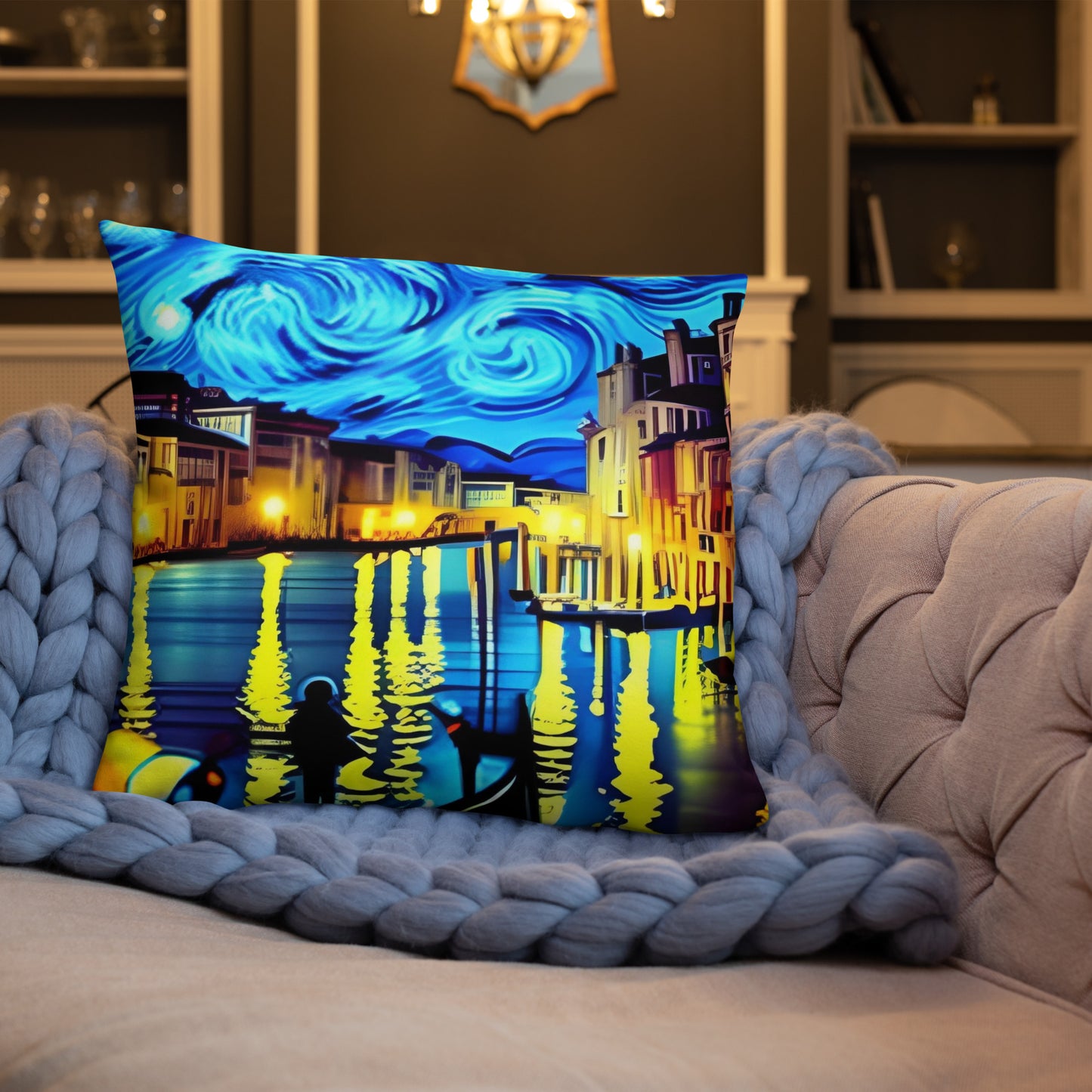 Basic Pillow Gondolieri & Van Gogh design