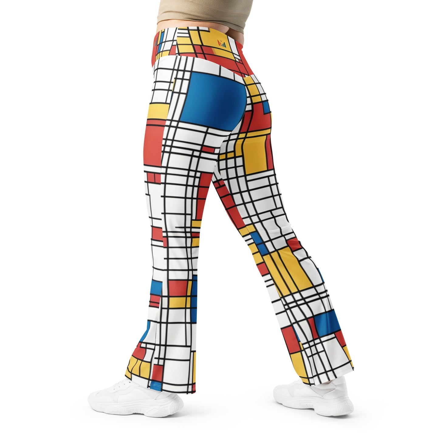 Flare leggings / Piet Mondrian / AI created / Outfit for festival