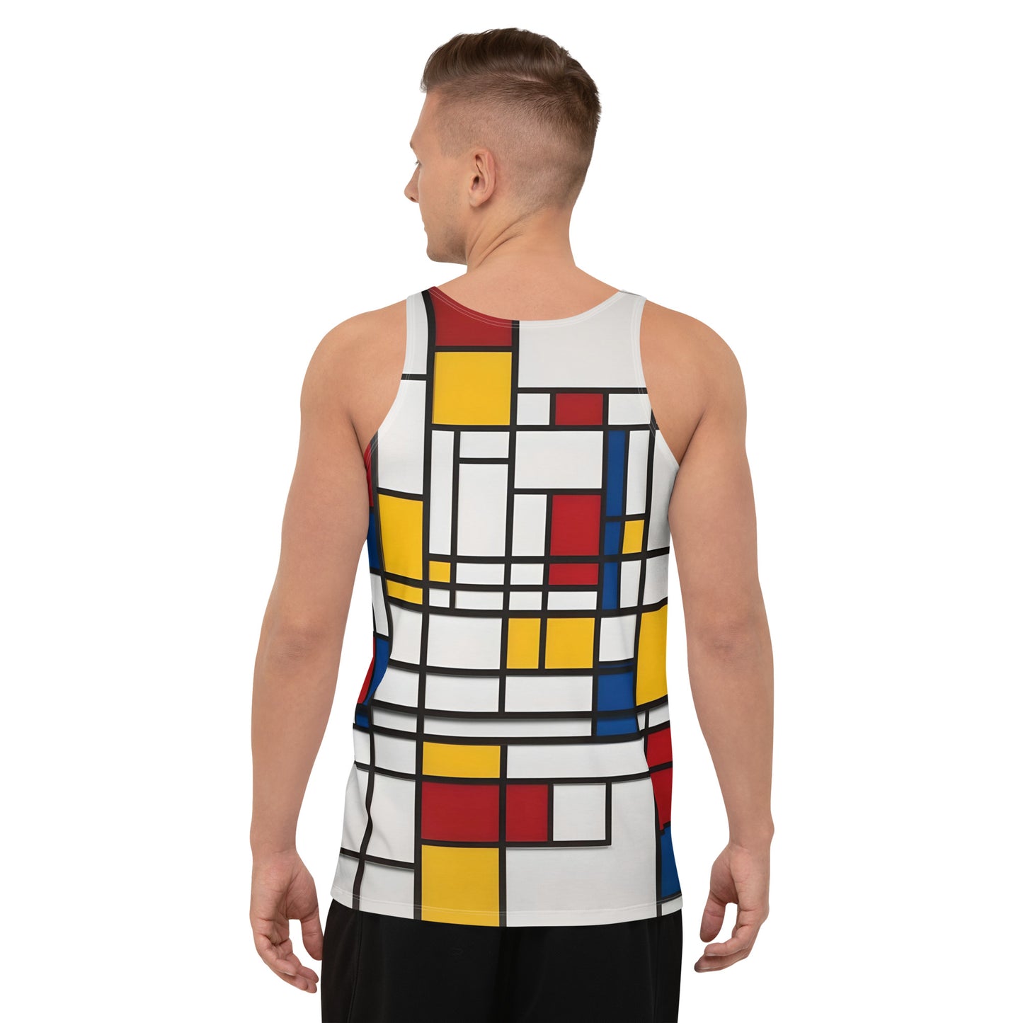 Unisex Tank Top Piet Mondrian / Mondrian tank top / AI created