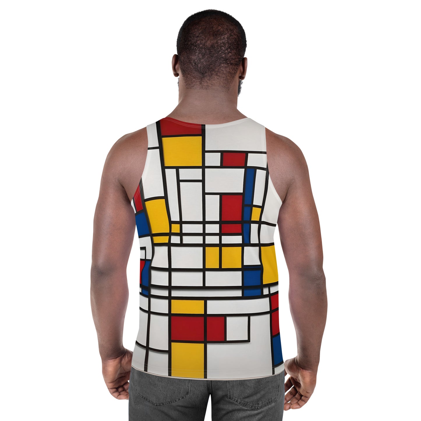 Unisex Tank Top Piet Mondrian / Mondrian tank top / AI created