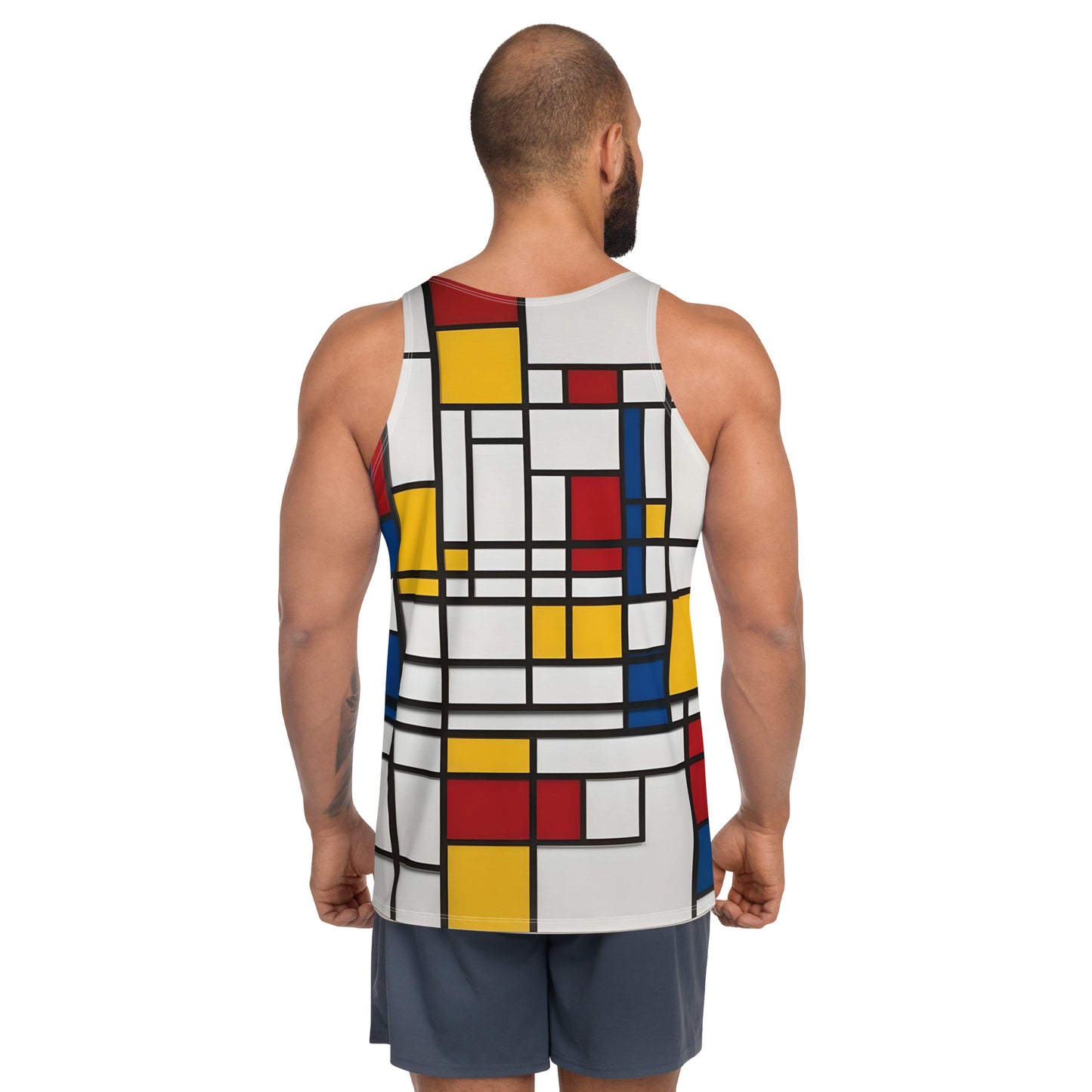 Unisex Tank Top Piet Mondrian / Mondrian tank top / AI created