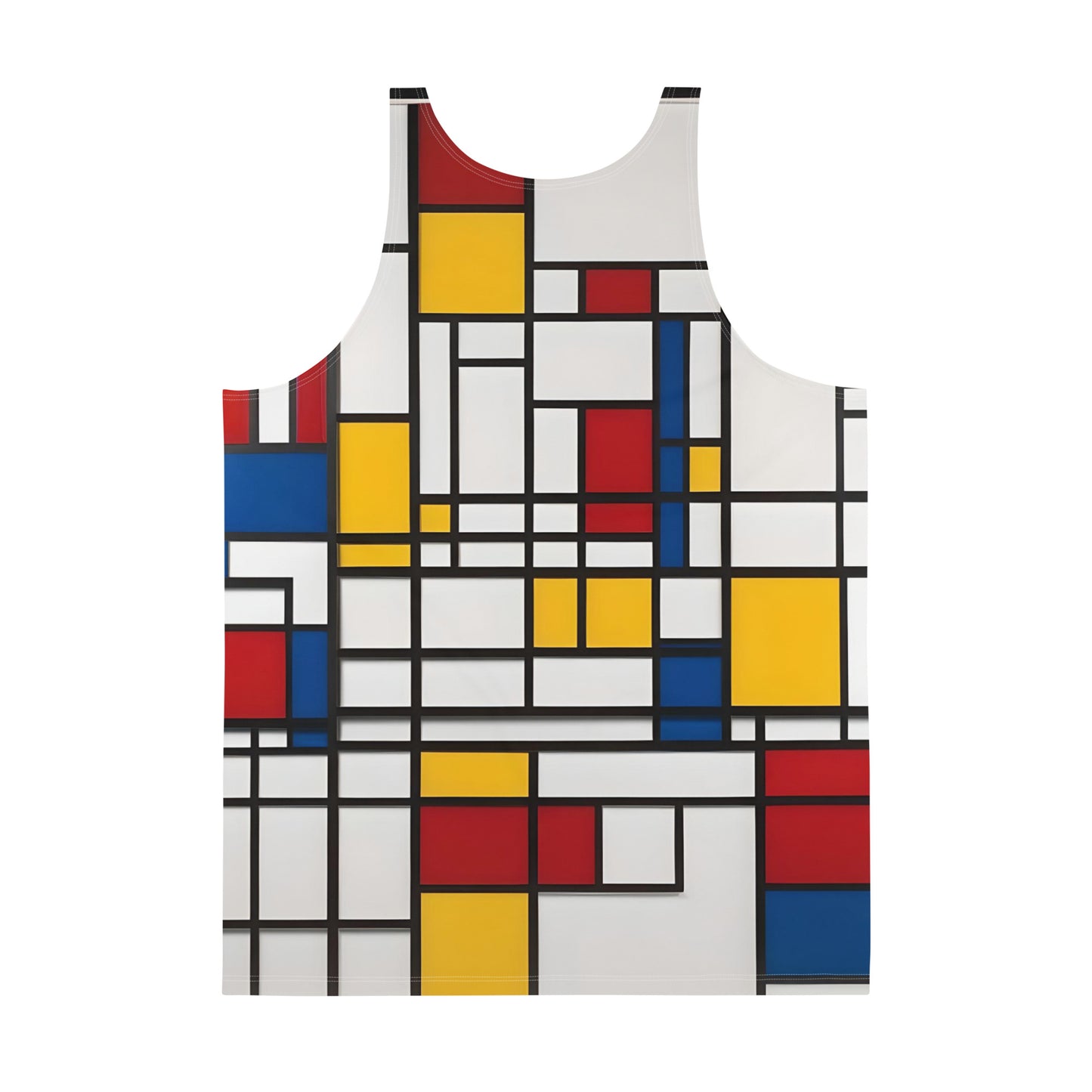 Unisex Tank Top Piet Mondrian / Mondrian tank top / AI created