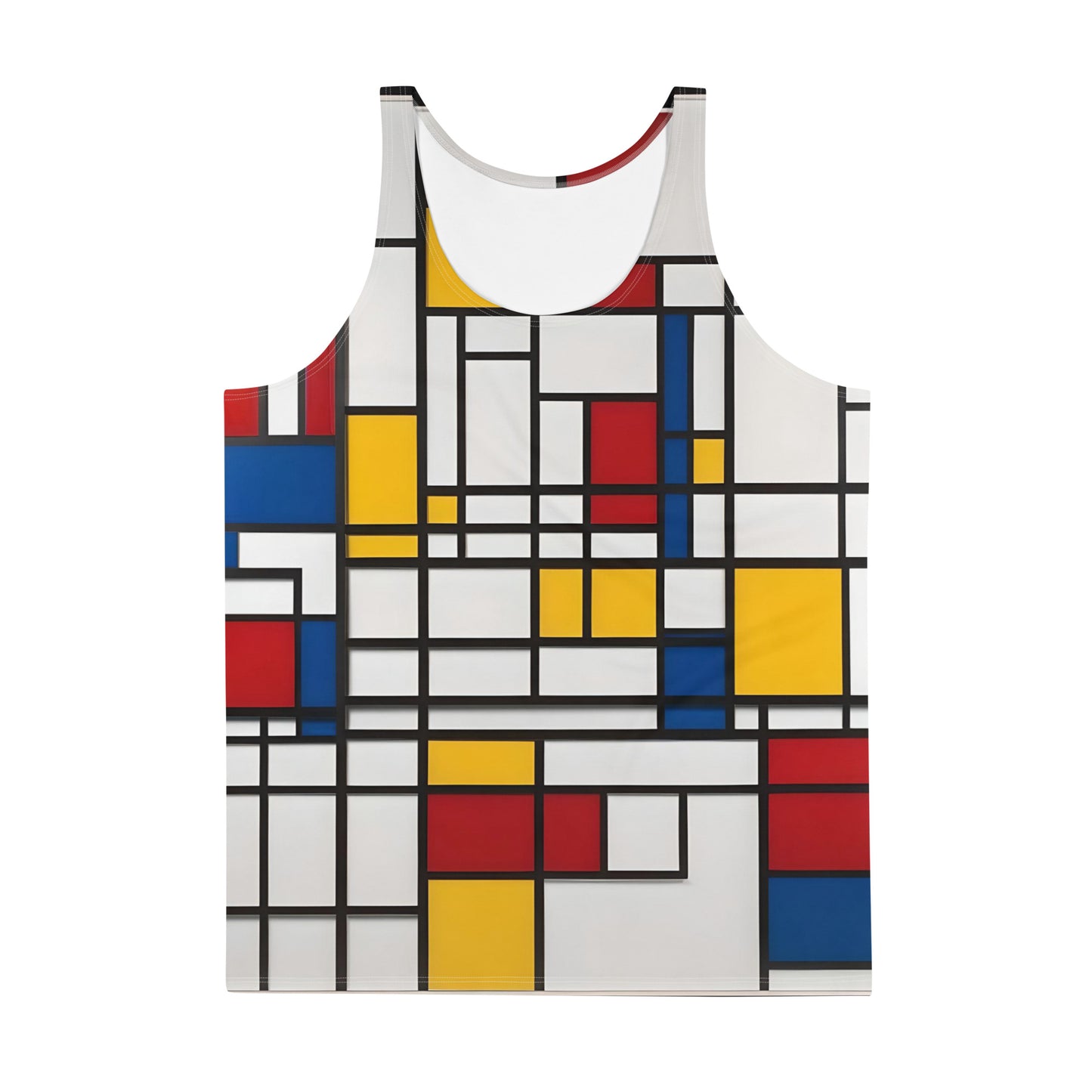 Unisex Tank Top Piet Mondrian / Mondrian tank top / AI created