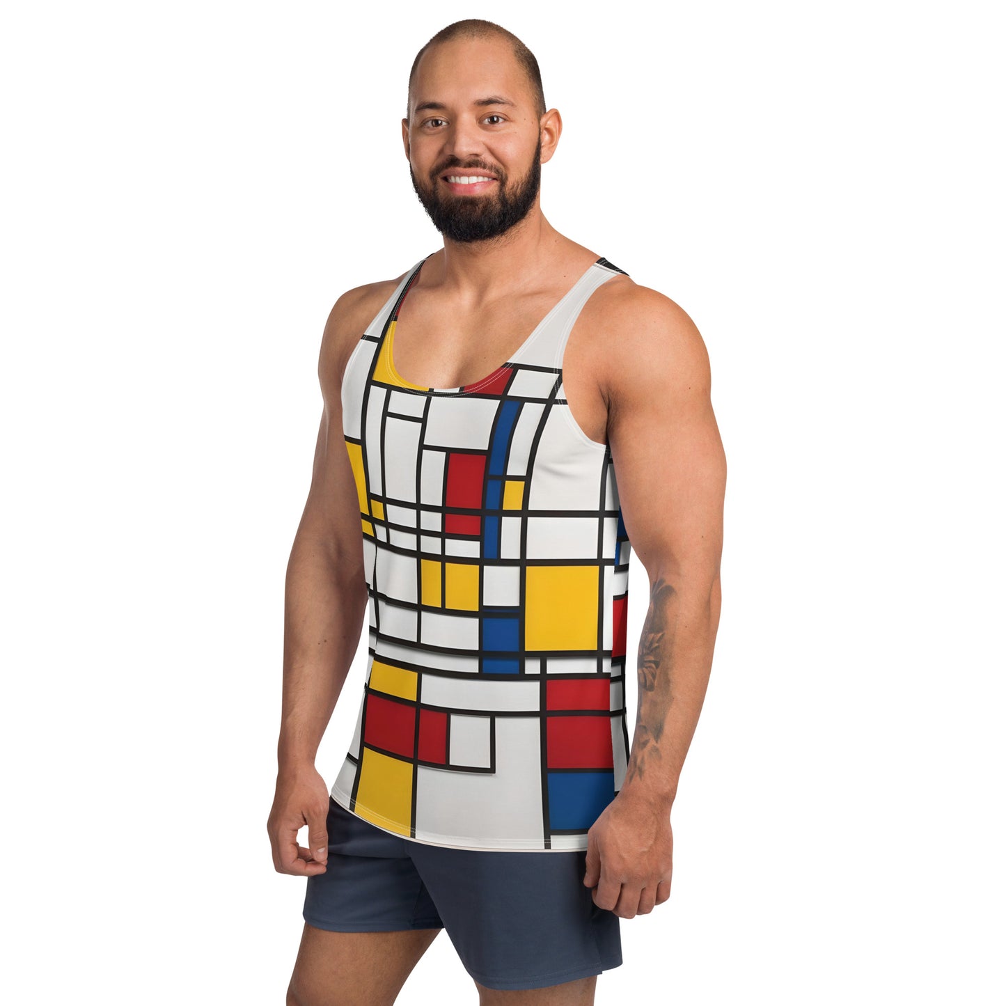 Unisex Tank Top Piet Mondrian / Mondrian tank top / AI created