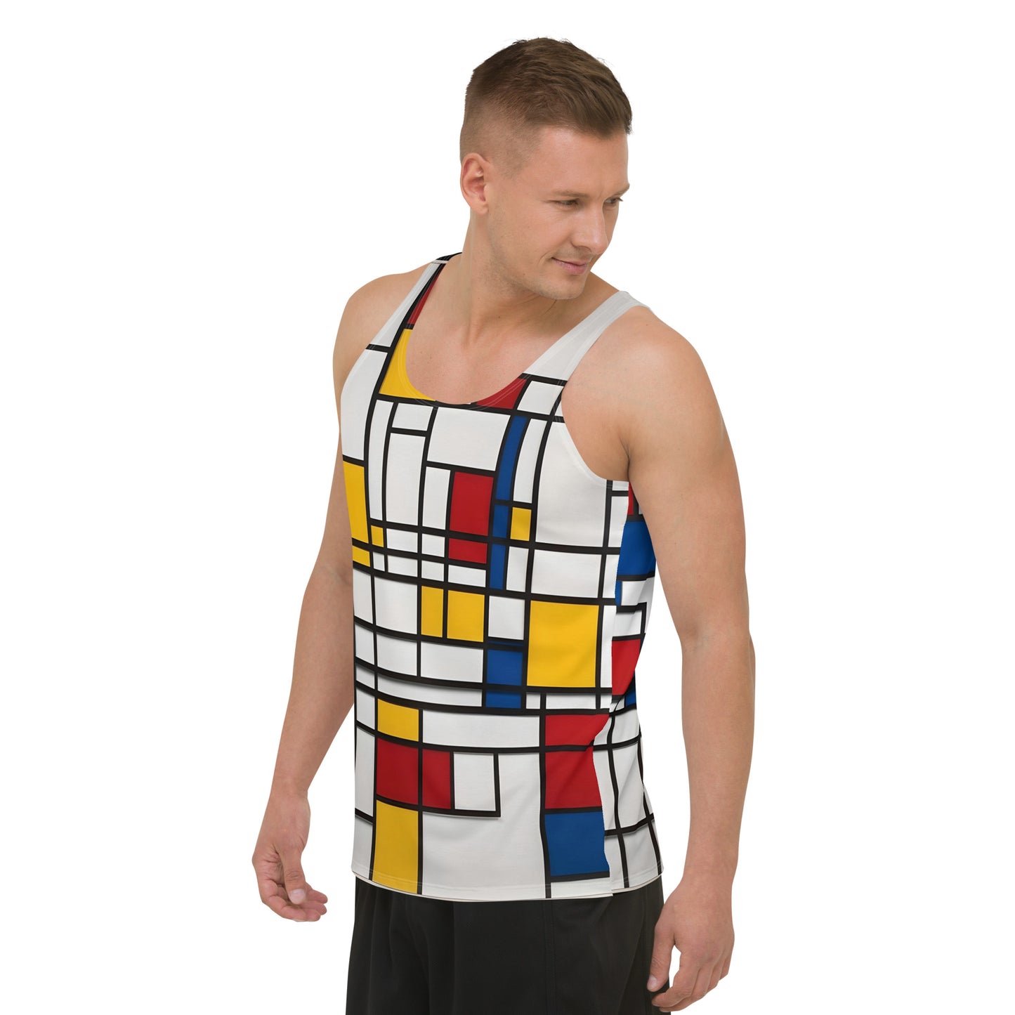 Unisex Tank Top Piet Mondrian / Mondrian tank top / AI created