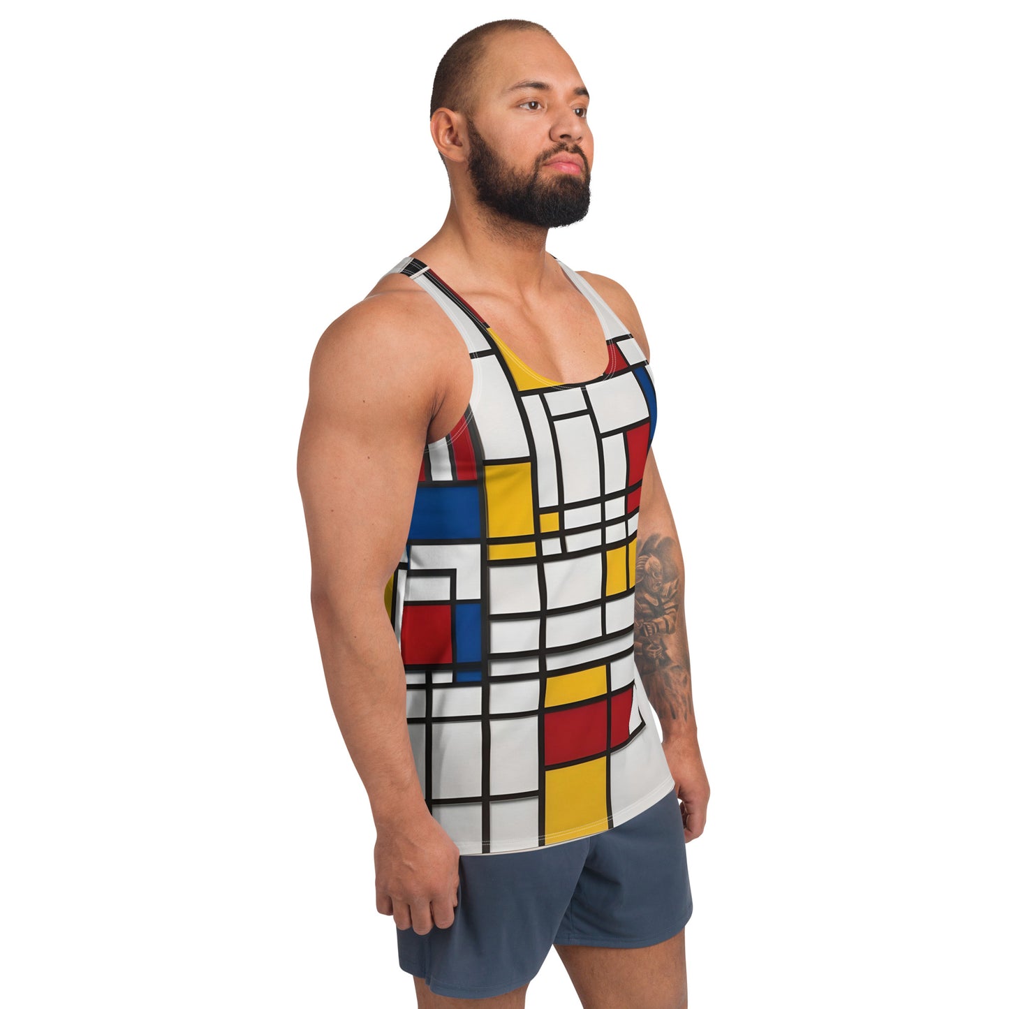 Unisex Tank Top Piet Mondrian / Mondrian tank top / AI created