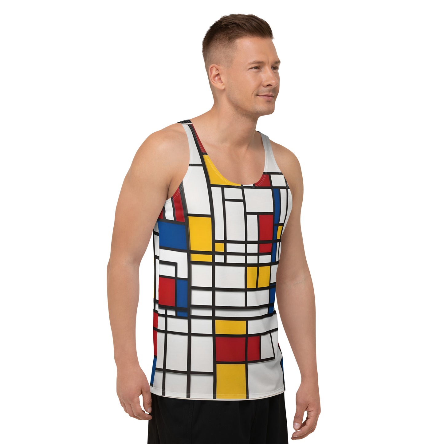 Unisex Tank Top Piet Mondrian / Mondrian tank top / AI created