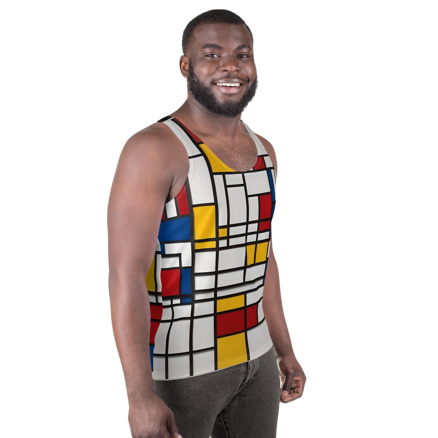 Unisex Tank Top Piet Mondrian / Mondrian tank top / AI created