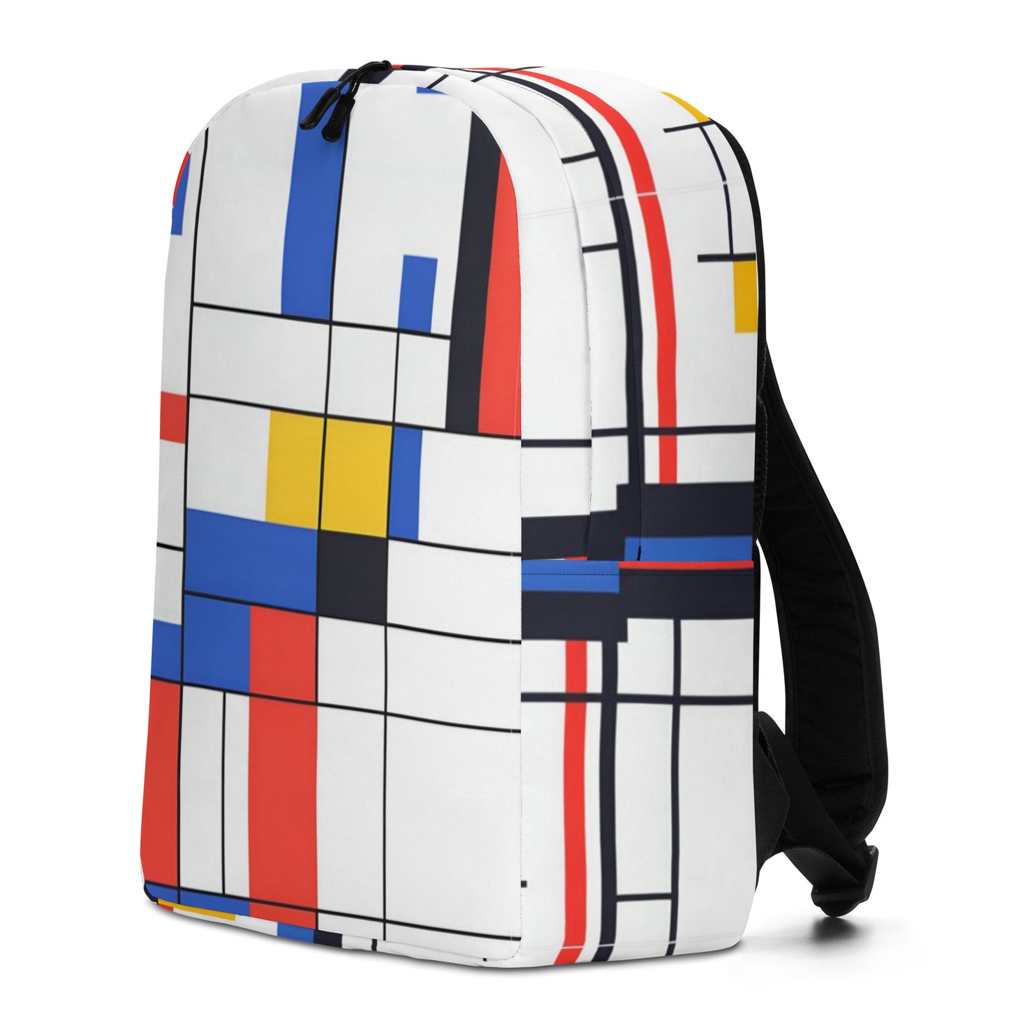 Piet Mondrian Backpack / back to school Piet Mondrian AI created design 6/24 / Unique gift idea / Artistic school bag / Trendy art apparel