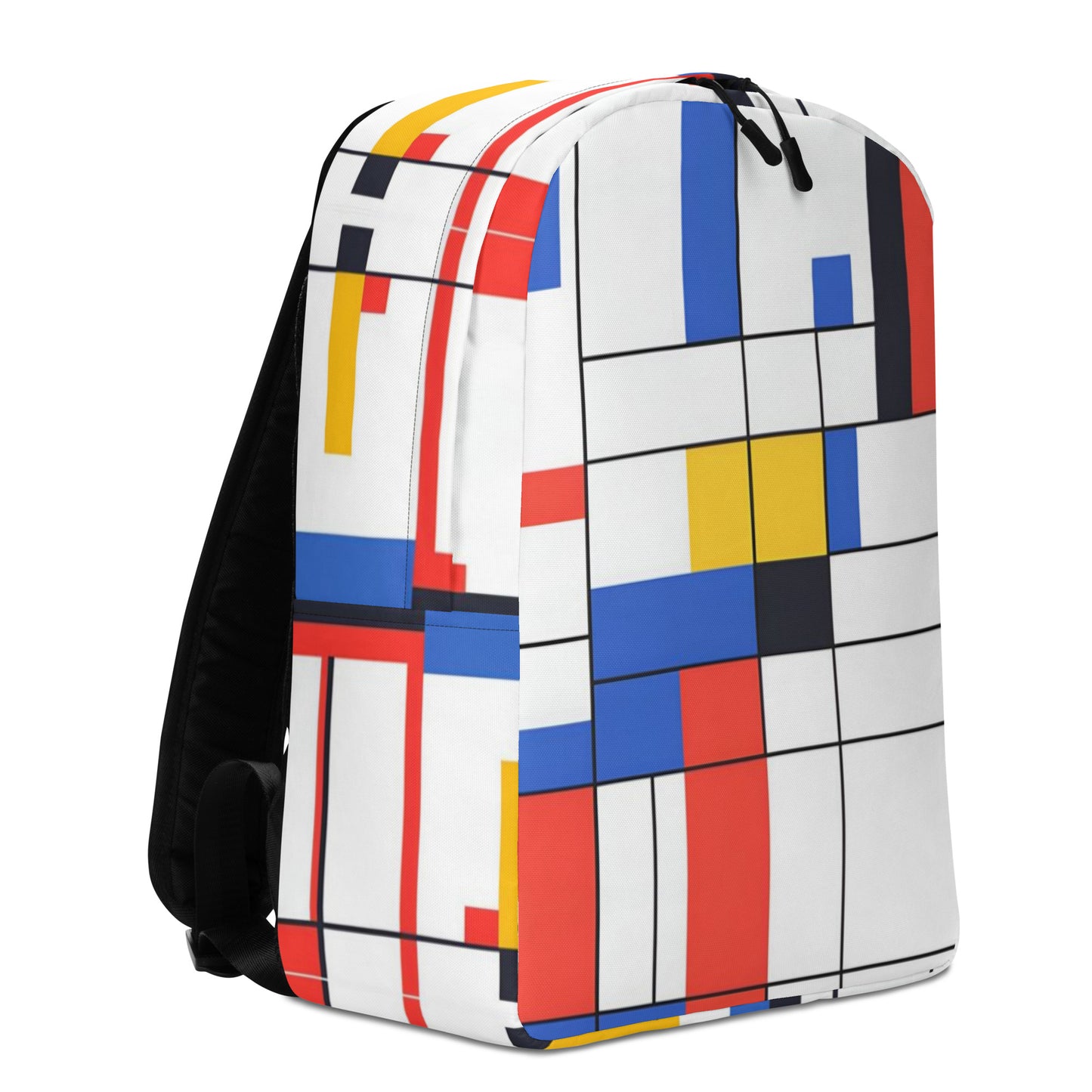 Piet Mondrian Backpack / back to school Piet Mondrian AI created design 6/24 / Unique gift idea / Artistic school bag / Trendy art apparel