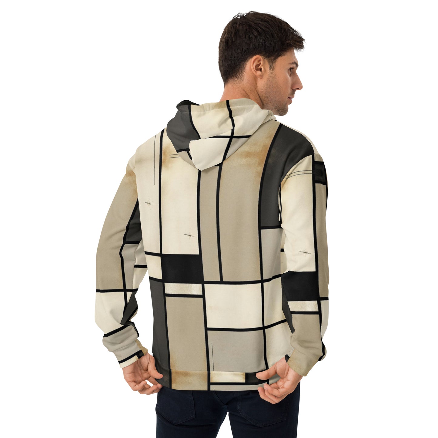 Unisex Vintage Hoodie - Piet Mondrian / Vintage Hoodie