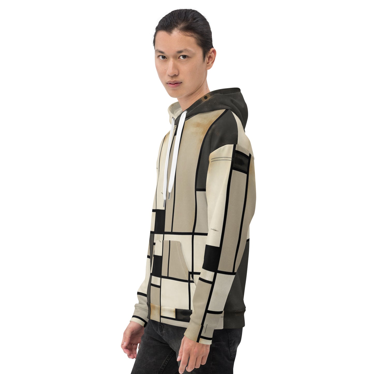 Unisex Vintage Hoodie - Piet Mondrian / Vintage Hoodie