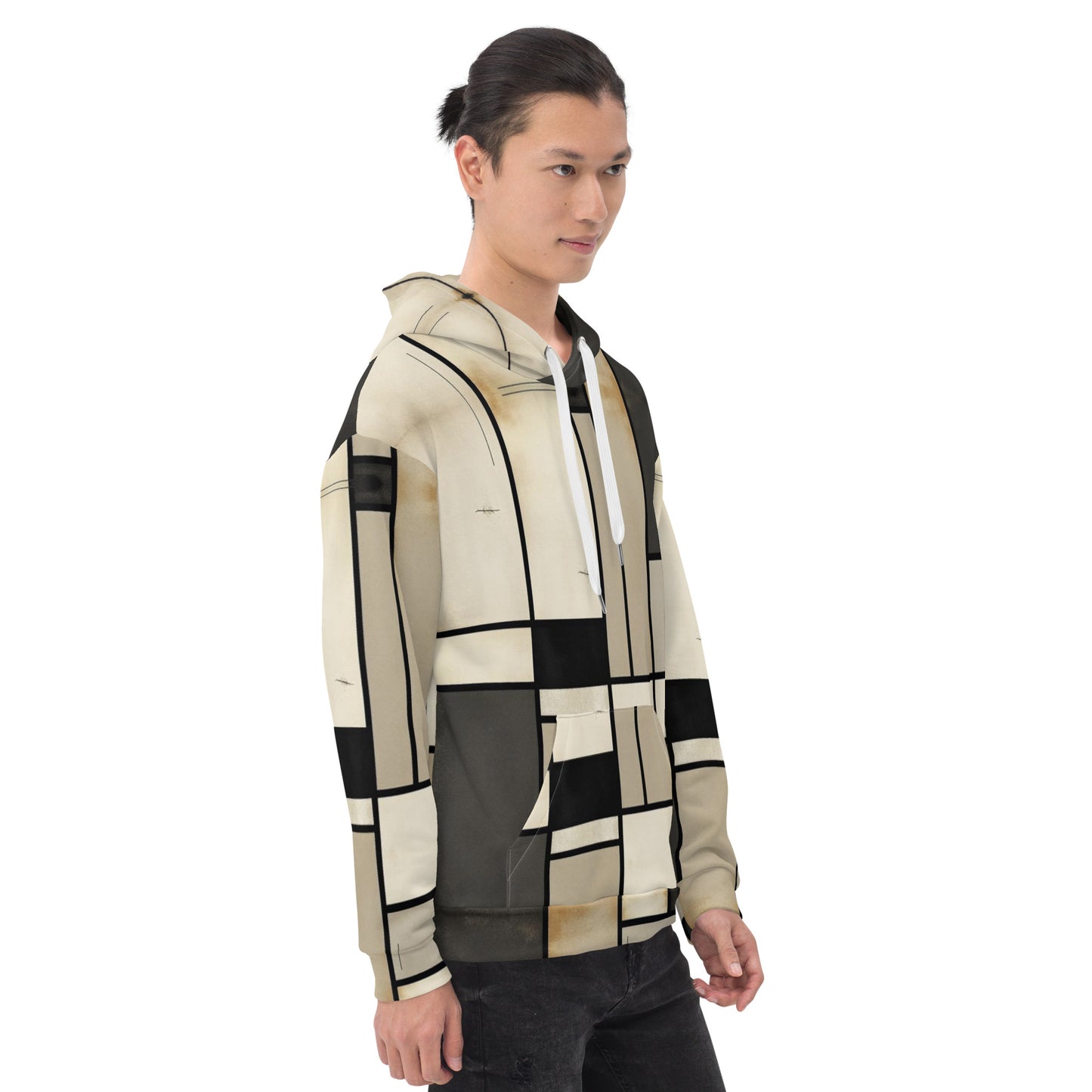 Unisex Vintage Hoodie - Piet Mondrian / Vintage Hoodie