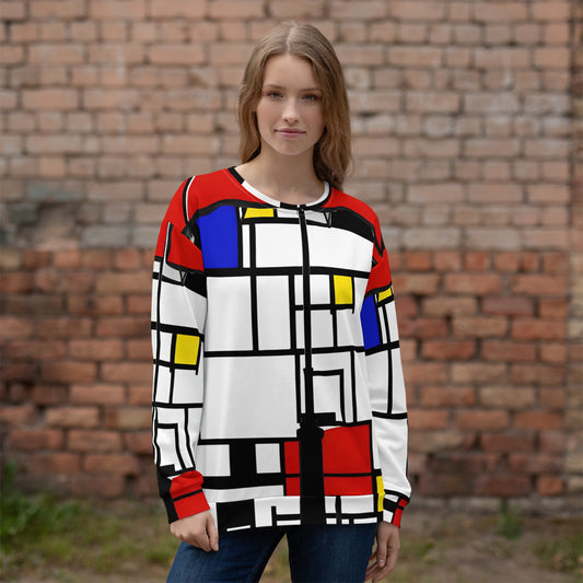 Unisex Sweatshirt / Piet Mondrian (AI created)