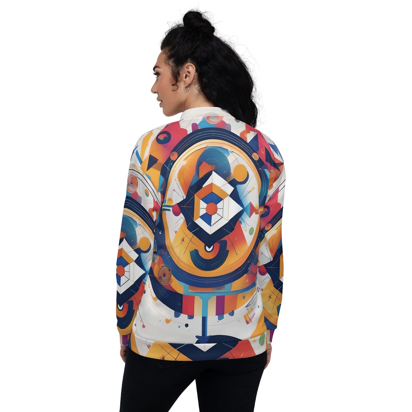 Unisex Bomber Jacket / Kandinsky Jacket