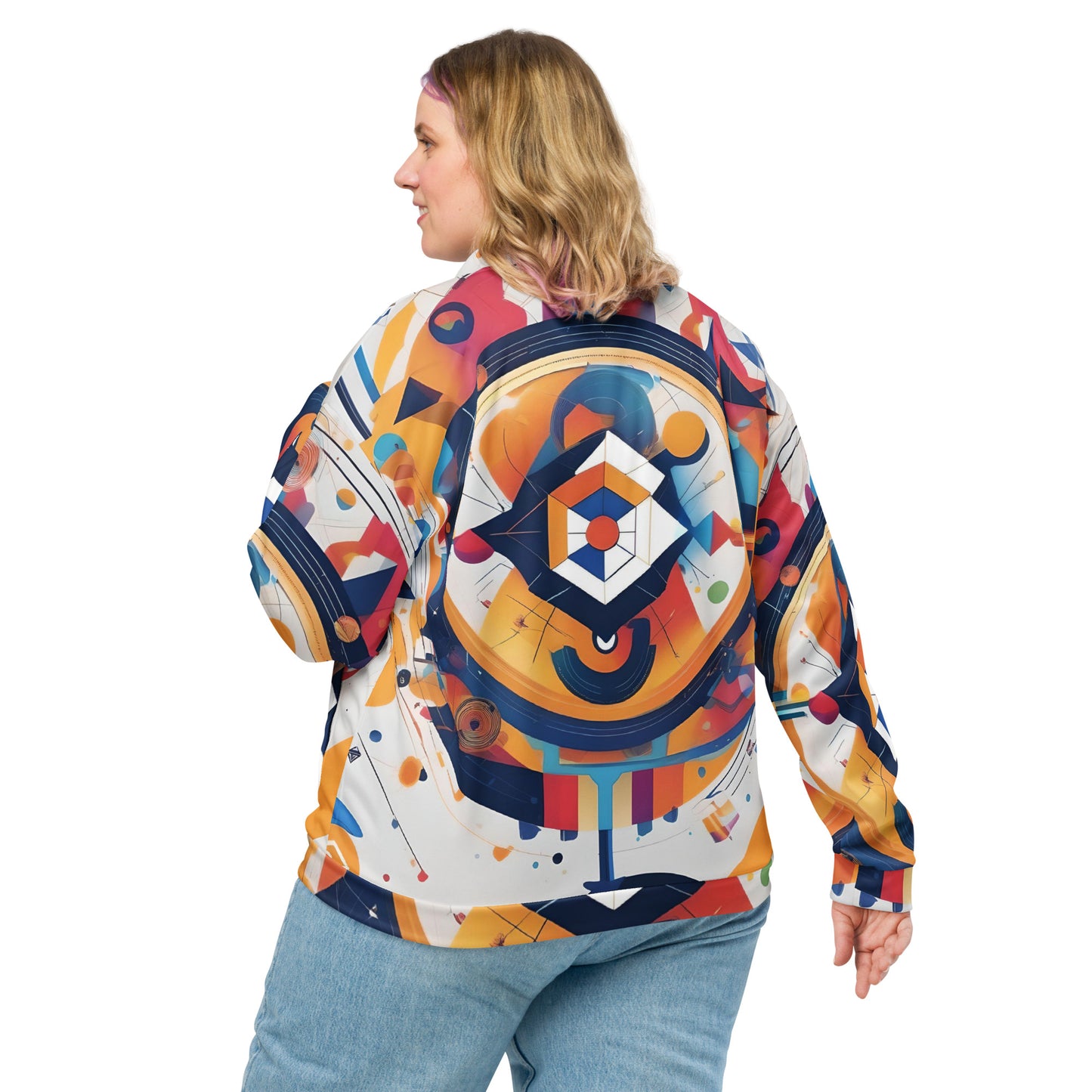 Unisex Bomber Jacket / Kandinsky Jacket