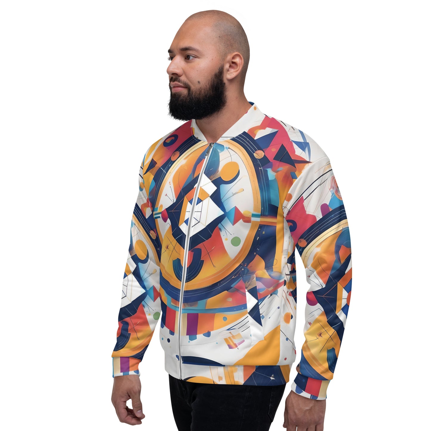 Unisex Bomber Jacket / Kandinsky Jacket