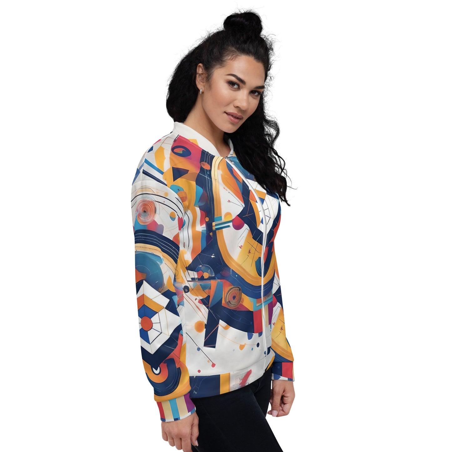 Unisex Bomber Jacket / Kandinsky Jacket